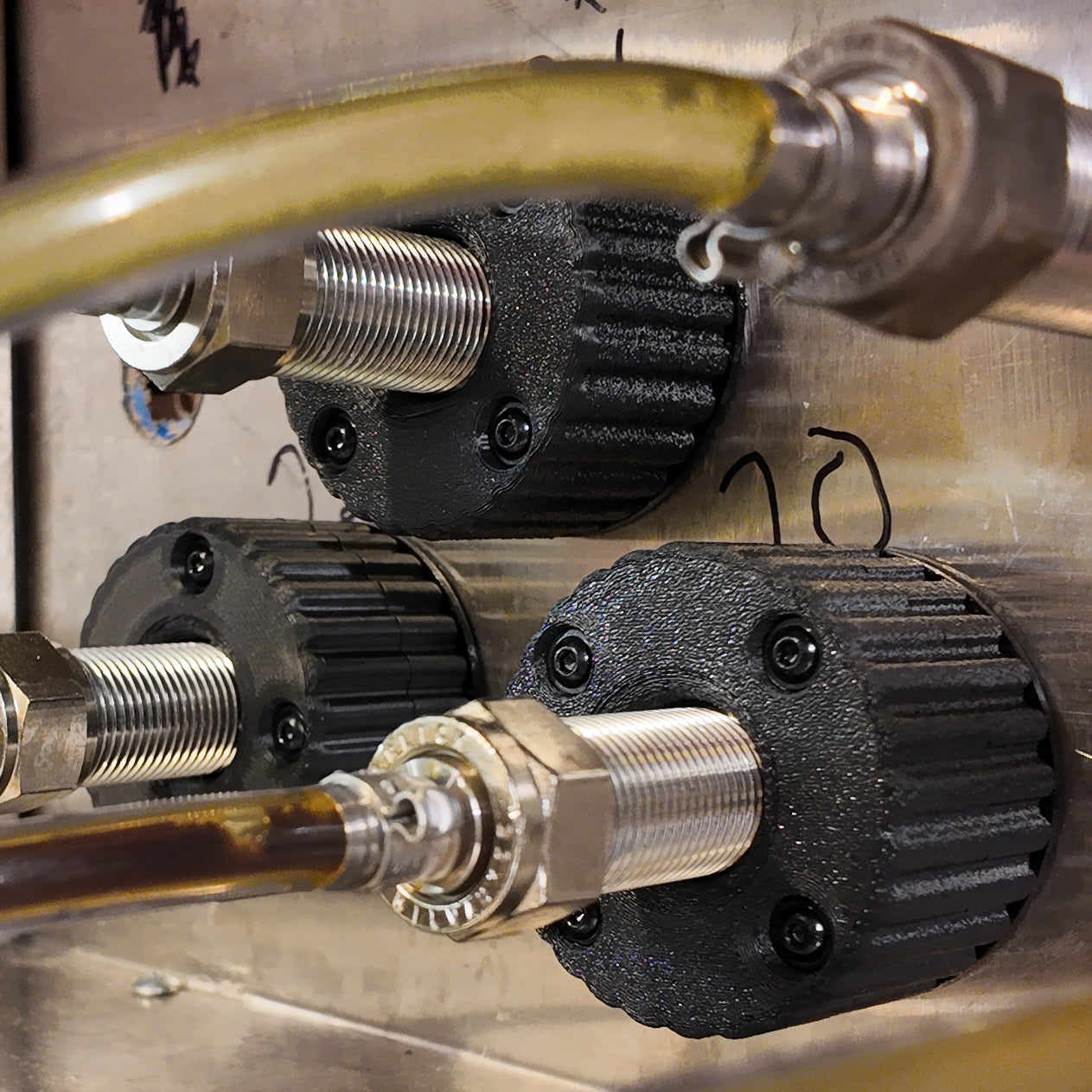 Tap Wall Beer Shank Nut — Tool-Less Install with Anti-Rotation Washer