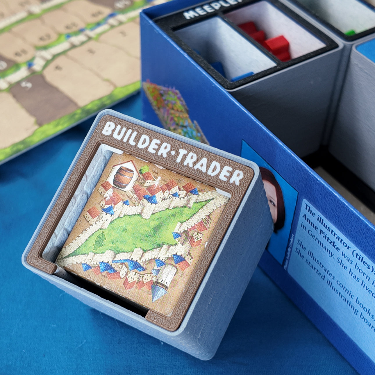Carcassonne Complete Expansion Bundle | All 7 Add-On Inserts | Stone & Marble Themed Gridfinity | Save $10.94 | Legendary Makes